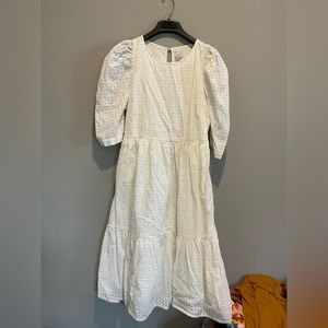 A New Day White Eyelet Dress